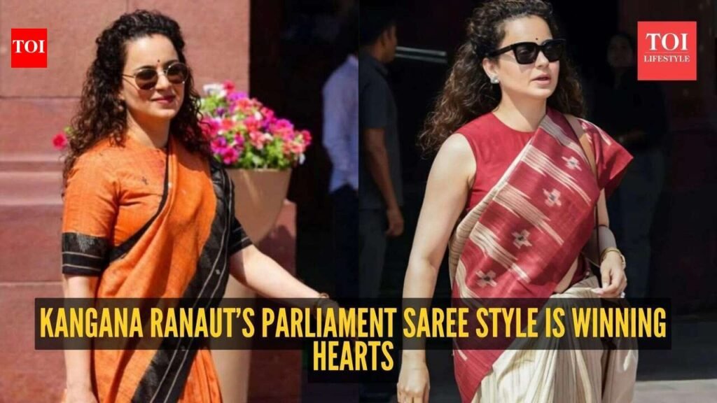 Kangana Ranaut serves ultimate saree goals