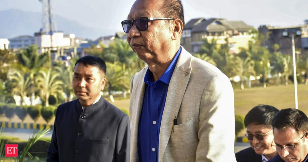 Manipur CM Yumnam Khemchand Singh holds talks with Kuki groups in Guwahati