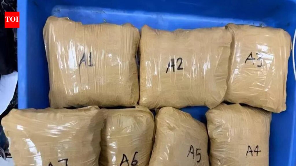 2kg of cannabis left on aircraft for domestic leg; 3 held | Surat News