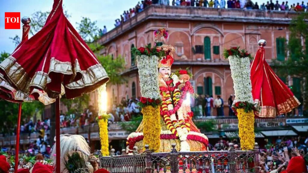 Eid prayers, Gangaur processions: Twin festivals mark harmony in Raj | Jaipur News