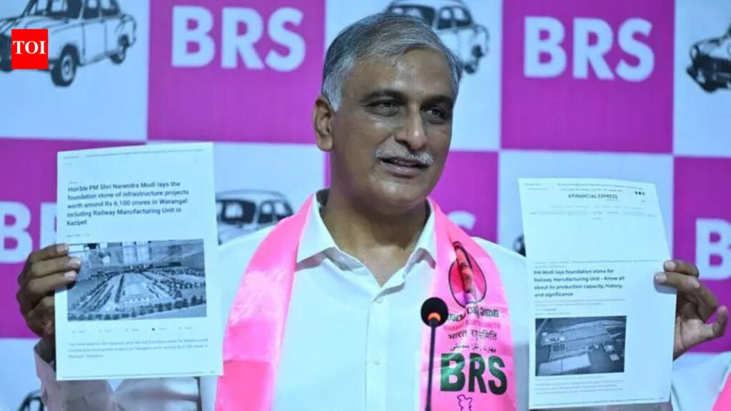 Govt cancelled Rs 1,070 cr worth development works in Siddipet, claims Harish | Hyderabad News