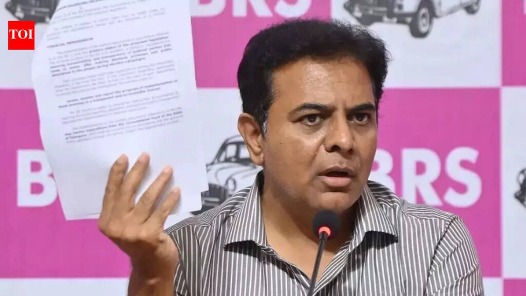 ‘This is murder by state, not suicide’: KTR attacks Revanth govt over farmer’s death, crop procurement delays | Hyderabad News