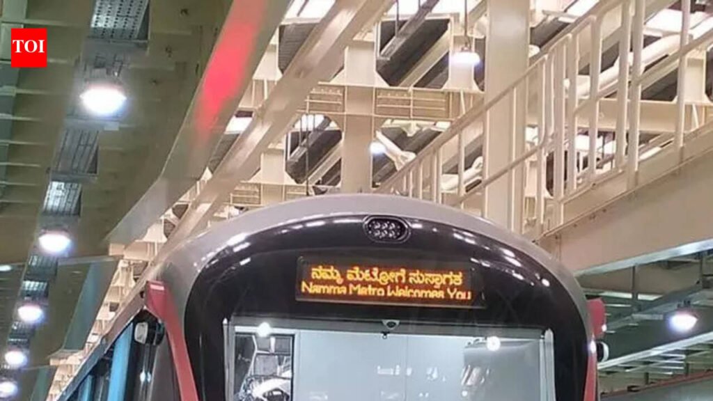 Bengaluru’s Pink Line Metro trials may start this month | Bengaluru News