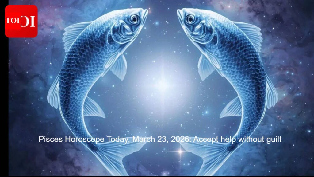 Pisces Horoscope Today, March 23, 2026: Accept help without guilt