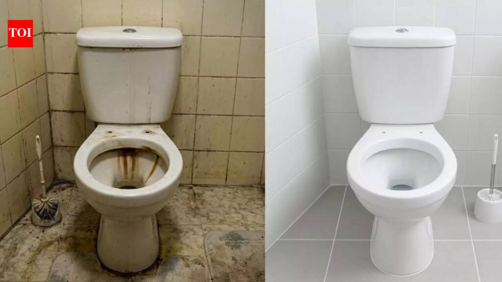 How to clean your toilet seat without using a brush: Try this toothpaste and baking soda hack |