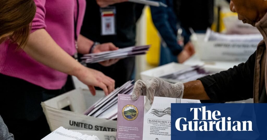US supreme court hears arguments in mail-in ballots case ahead of midterms | US supreme court