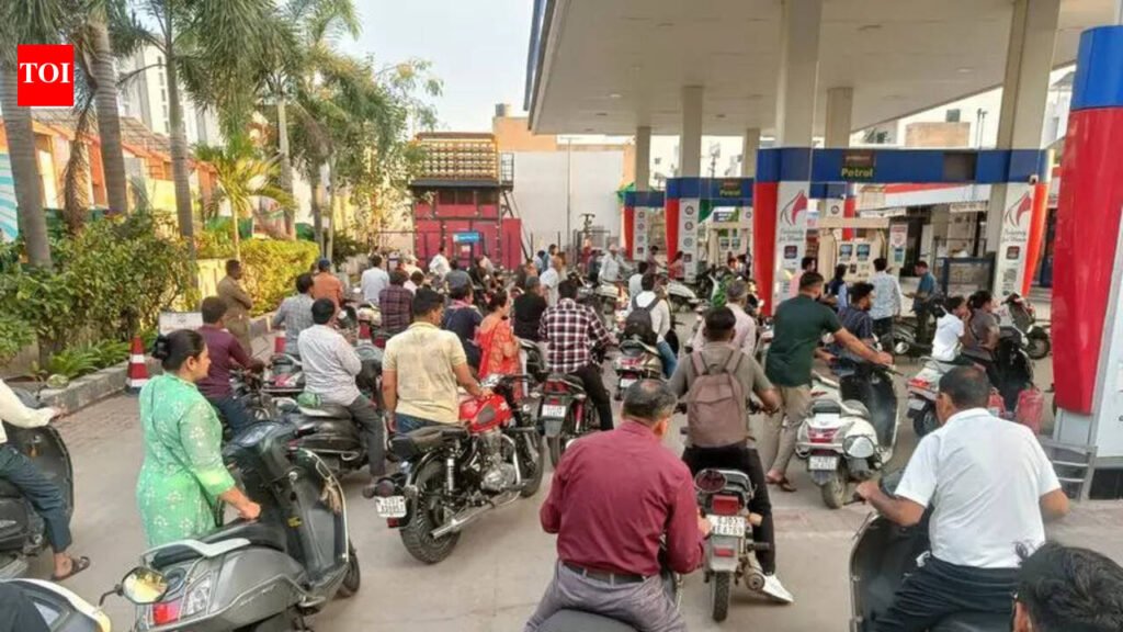 Govt says no fuel shortage in Gujarat, warns against hoarding | Ahmedabad News