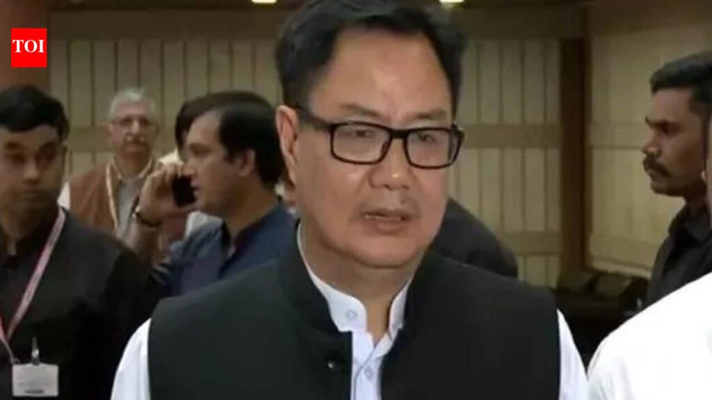 All-party meet on Middle East: Opposition backs government steps in crisis, says Kiren Rijiju after briefing | India News