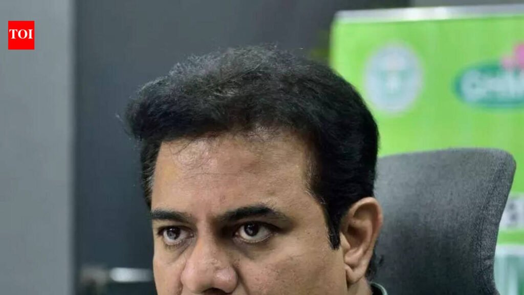 KTR urges Telangana govt to waive power dues of Sircilla weavers | Hyderabad News