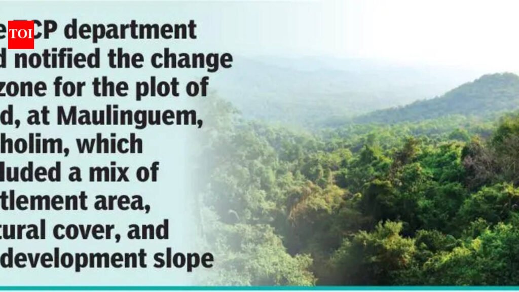 Revoke zone change of over 80k sqm land in Maulinguem: Sawant to Rane | Goa News