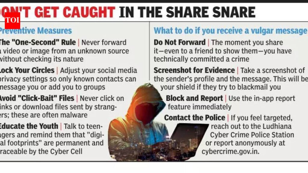 Ludhiana police warn against sharing lewd content on social media | Ludhiana News