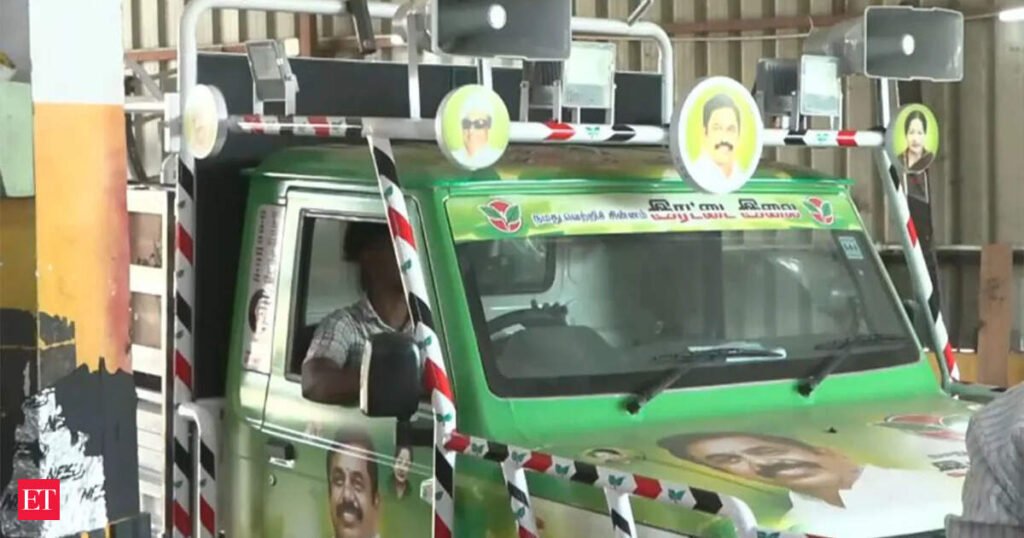 Demand for customised campaign vehicles surges ahead of Tamil Nadu polls