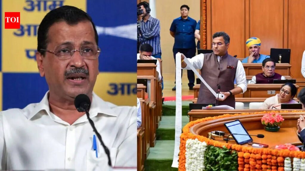 Arvind Kejriwal: ‘Dhurandhar’ showdown in Delhi assembly: BJP compares Arvind Kejriwal to ‘Rahman Dakait’; AAP hits back with Rs 6 crore ‘VVIP boat’ jibe | Delhi News