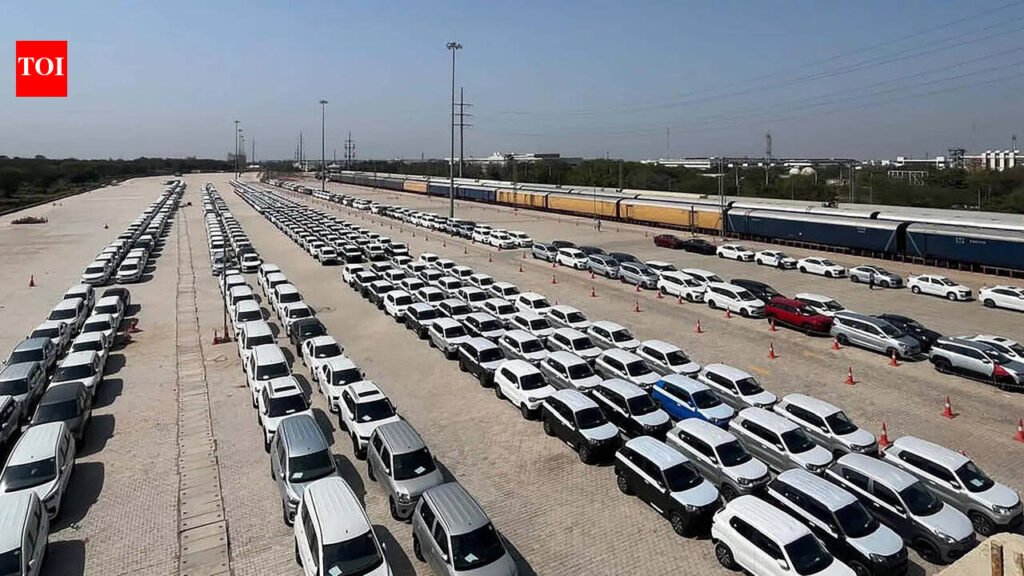 Manesar Maruti dispatches 1L cars via railway link in 9 months | Gurgaon News
