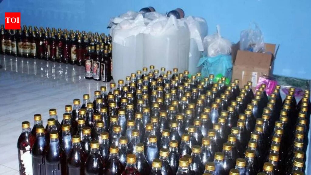 Huge quantity of spurious liquor seized in 52 police raids in Hazaribag, 2 held | Ranchi News