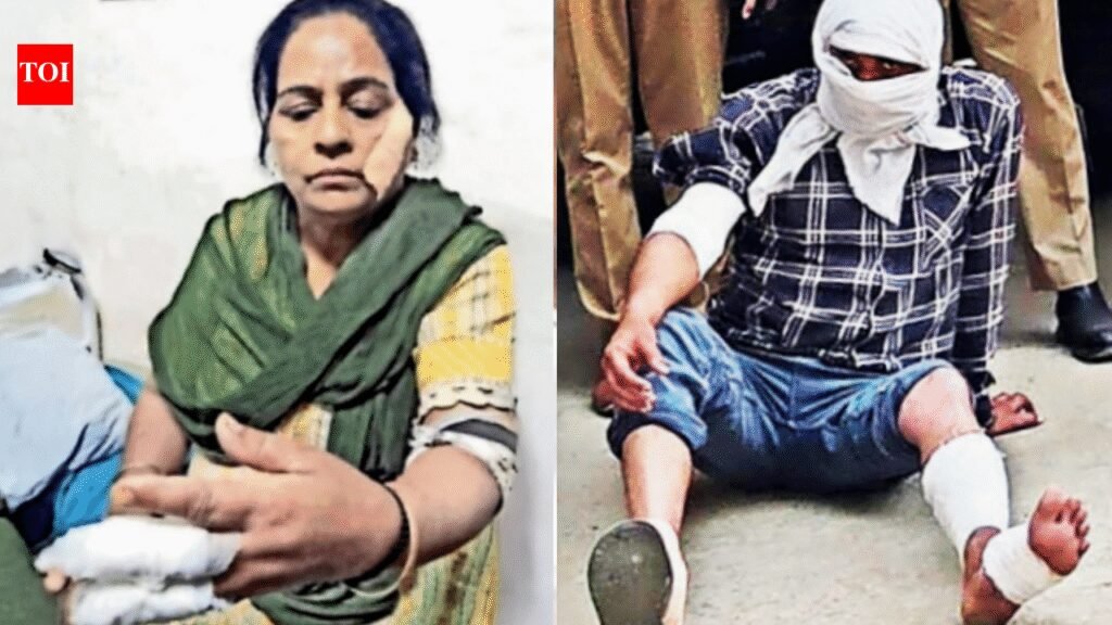 Stabbed thrice, 54-year-old Punjab woman fights off intruder posing as delivery agent | Chandigarh News