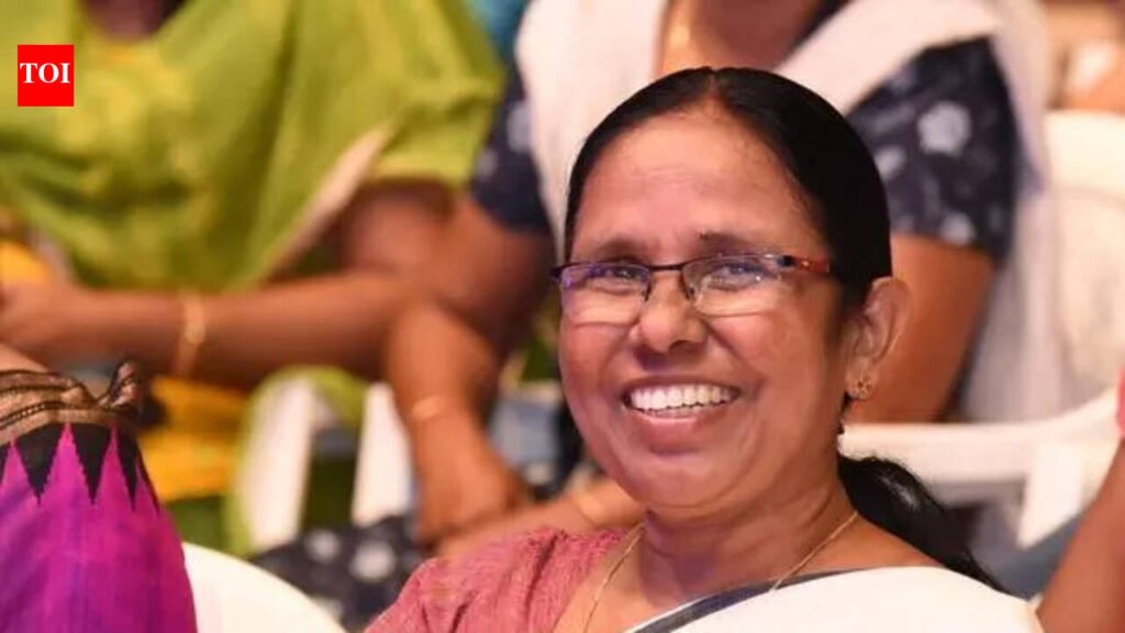 K K Shailaja questions G Sudhakaran’s claims on Krishna Pillai statue demolition | Thiruvananthapuram News