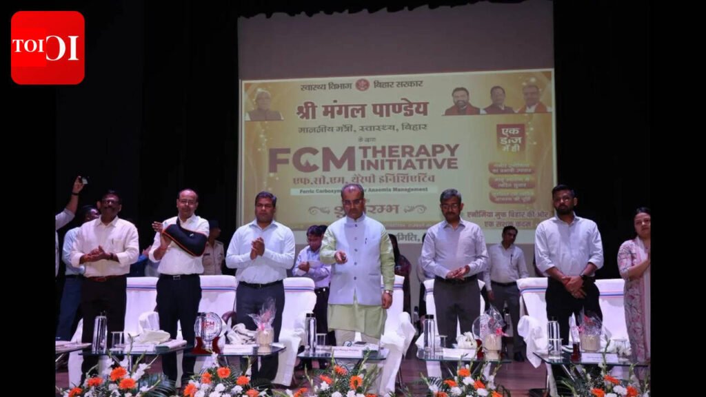 FCM therapy to combat anaemia in Bihar: Minister | Patna News