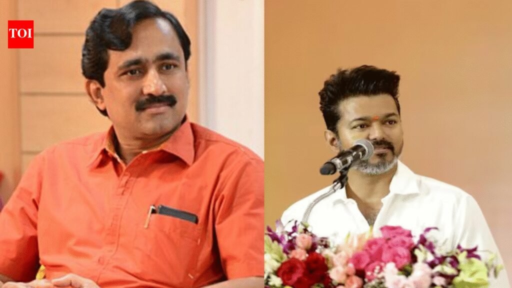 TVK chief Vijay goes to DGP with plaint against Ponraj Vellaichamy | Chennai News