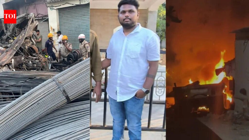 ‘Major disaster’: Speeding overloaded trailer rams parked CNG MUV in Bengaluru, man burnt alive in blaze | Bengaluru News
