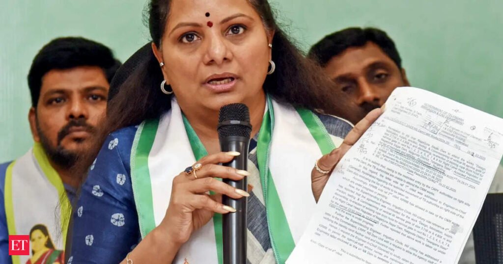 Ex-Telangana CM KCR’s daughter Kavitha to launch political party on Apr 25
