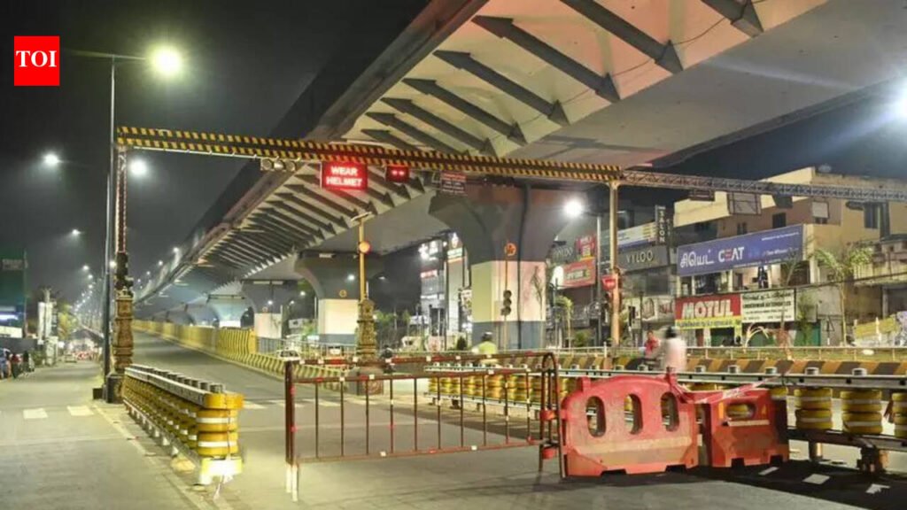 Coimbatore police to revoke nighttime ban on major flyovers from today | Coimbatore News
