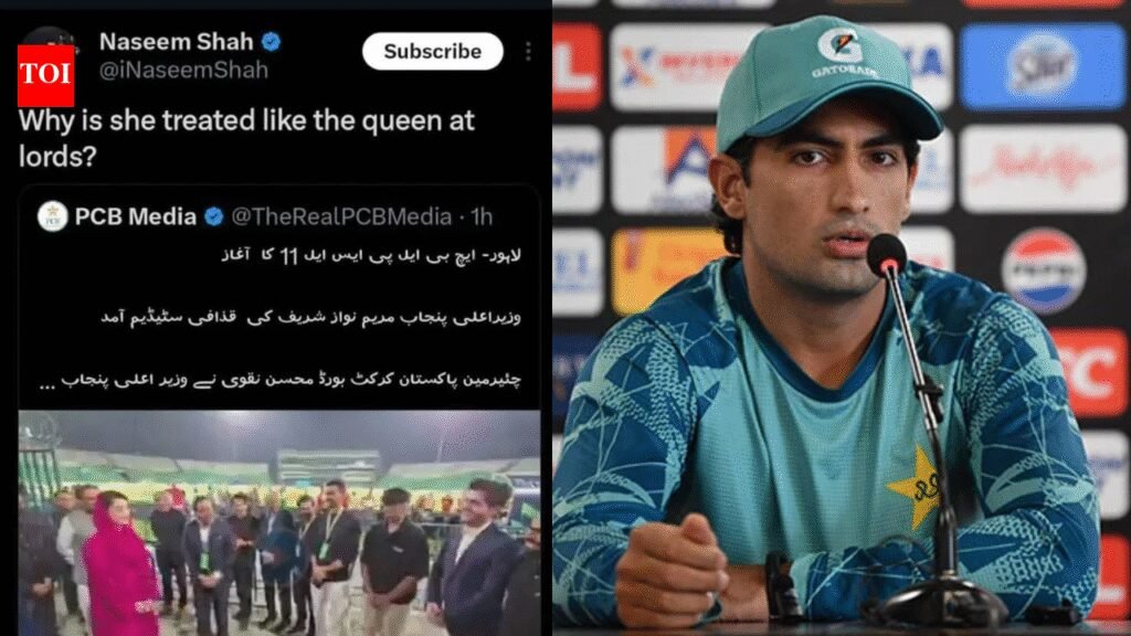 Pak cricketer’s ‘Queen’ jibe at Maryam Nawaz sparks debate, later deletes post | Cricket News