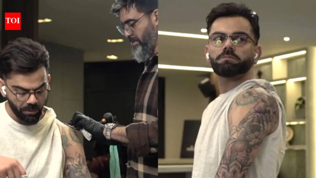 Virat Kohli’s new lotus tattoo goes viral, artist reveals deeper meaning – Watch | Cricket News