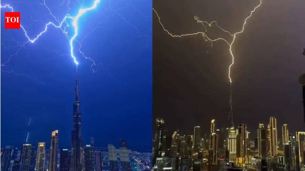 Dubai Crown Prince Sheikh Hamdan bin Mohammed Al Maktoum drops viral picture of lightning strike on Burj Khalifa: Why world’s tallest tower doesn’t flinch explained