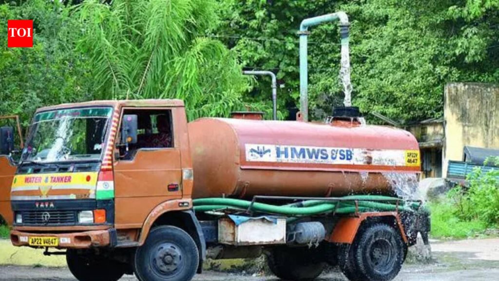 HMWSSB issues warning after private water tankers found using water board’s logo | Hyderabad News