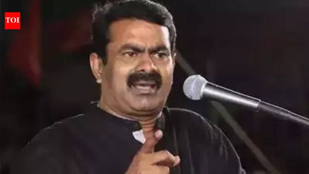 Seeman questions denial of permission for Vijay | Chennai News