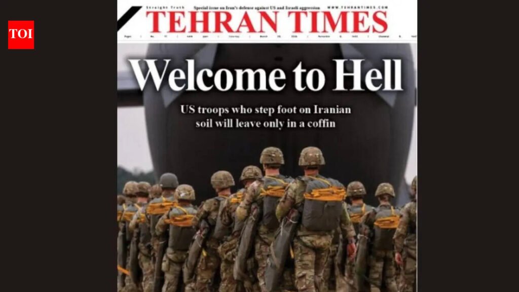 ‘Welcome to Hell’: Iranian daily’s chilling ‘coffin’ warning to Washington amid US troop buildup