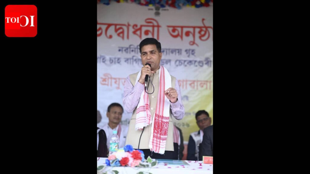 Gowala’s ministerial clout meets Bhumij’s grassroots strength in Doomdooma seat | Guwahati News