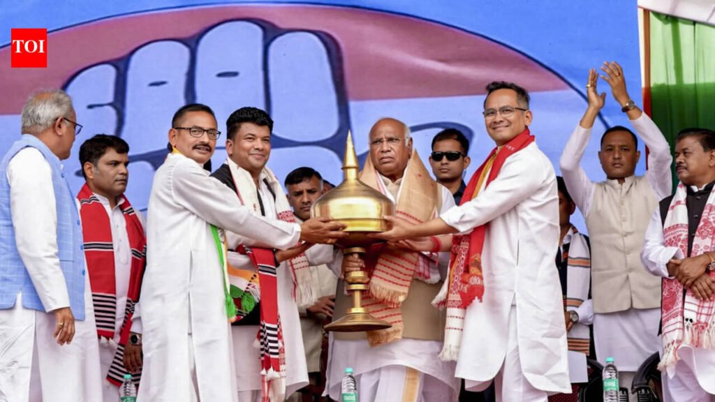 Congress manifesto for Assam polls vows justice for Zubeen, women’s welfare | Guwahati News