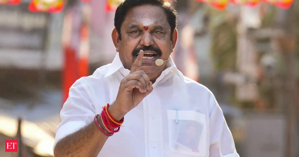 DMK’s ‘Illatharasi’ scheme aimed at ‘commission’, alleges Palaniswami