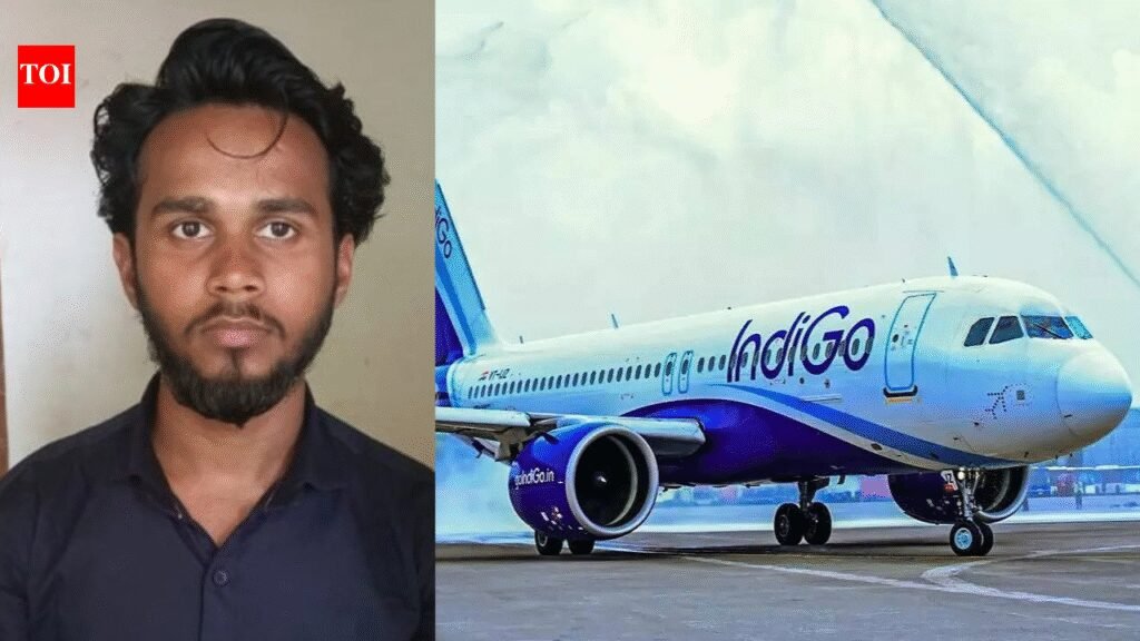IndiGo crew averts disaster as UP man tries to open door mid-air, claims he is ‘possessed’ | Varanasi News