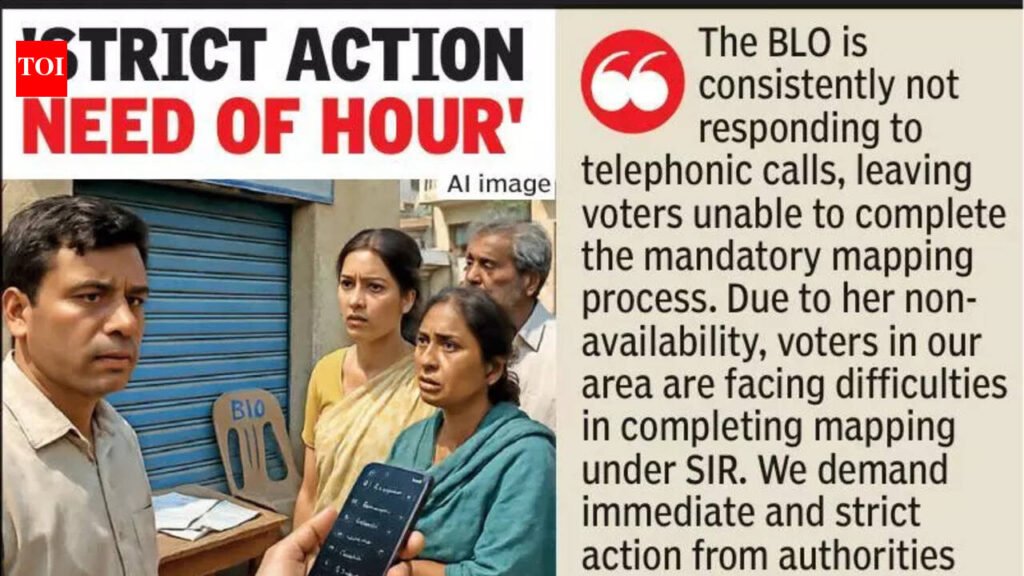 BLOs ‘out of reach’, voters struggle with SIR mapping in Nagpur | Nagpur News
