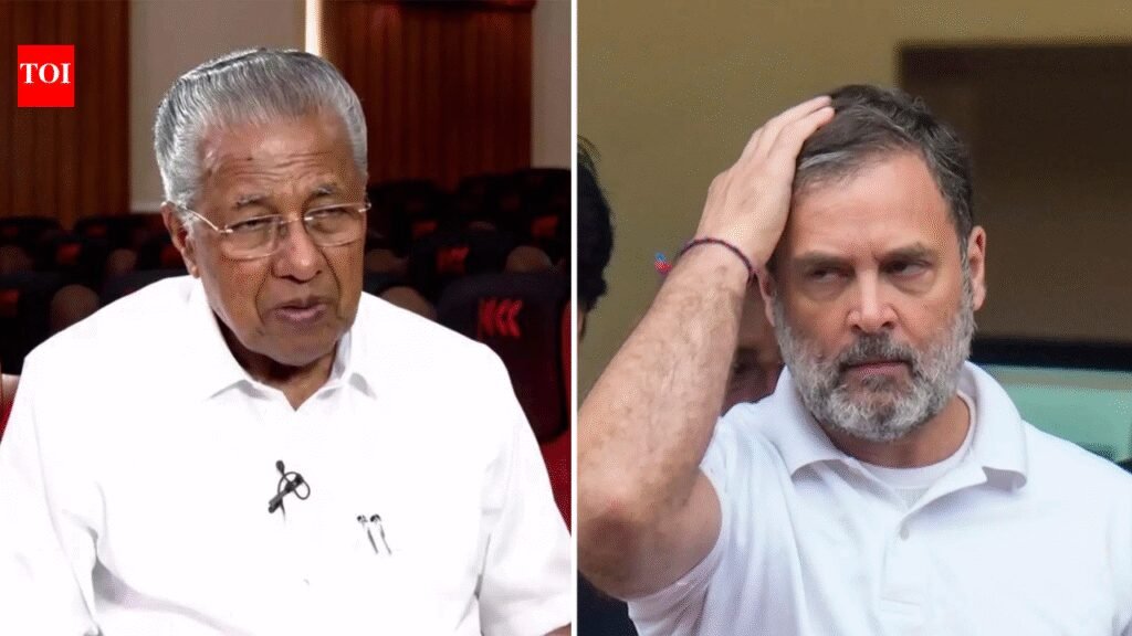 ‘Modi controls Kerala CM’: Rahul Gandhi counterattacks Pinarayi Vijayan with same BJP ‘B-team’ barb ahead of elections | India News
