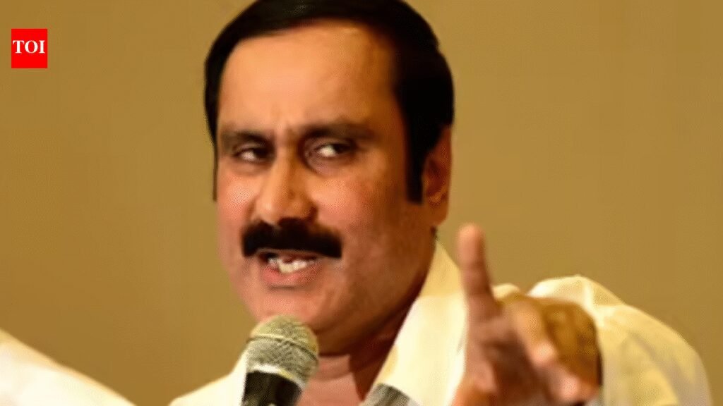 ‘A blunt nail’ that is of no use’: Anbumani ridicules DMK’s manifesto as ‘record of lies’ | Chennai News