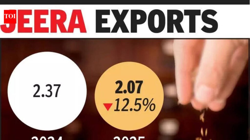 Dull 2025, war double blow for Gujarat’s cumin exports; 12.5% fall last Year | Ahmedabad News