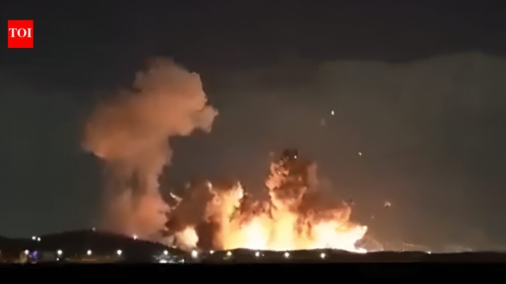 Trump shares video of massive explosions in Iran’s Isfahan following US-Israeli strikes; bunker-busters used?