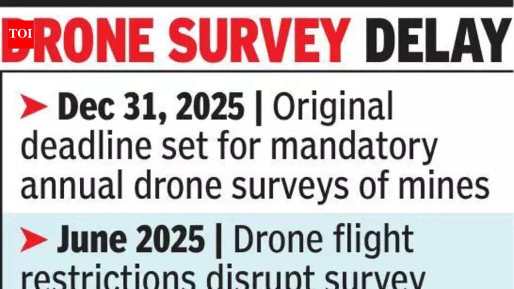 Rajasthan mine drone surveys miss extended deadline | Jaipur News