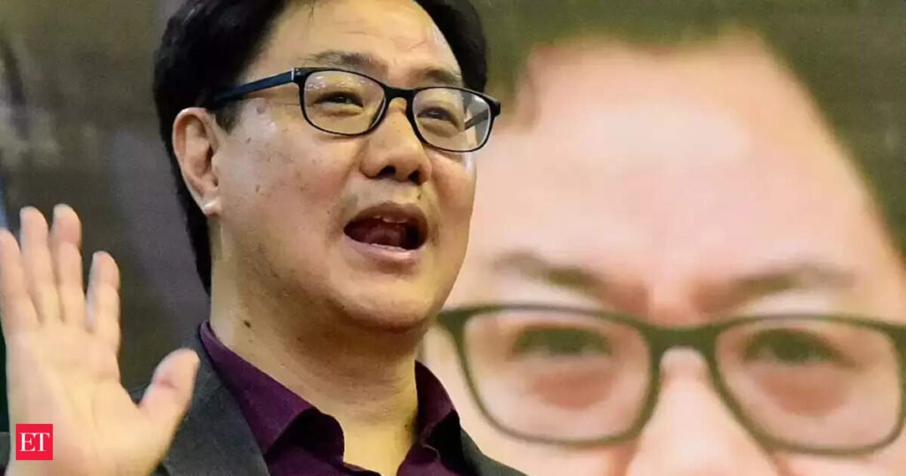 ‘False, fabricated’: Rijiju slams oppn over claims on FCRA amendment Bill