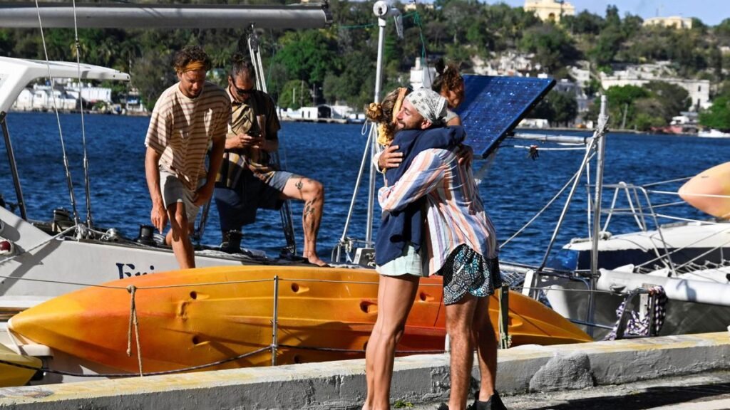 Missing sailboats carrying aid arrive in Cuba