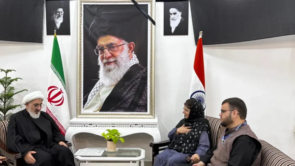 Mehbooba Mufti Pays Tribute to Ayatollah Khamenei, Visits Iranian Embassy in Delhi – Rising Kashmir