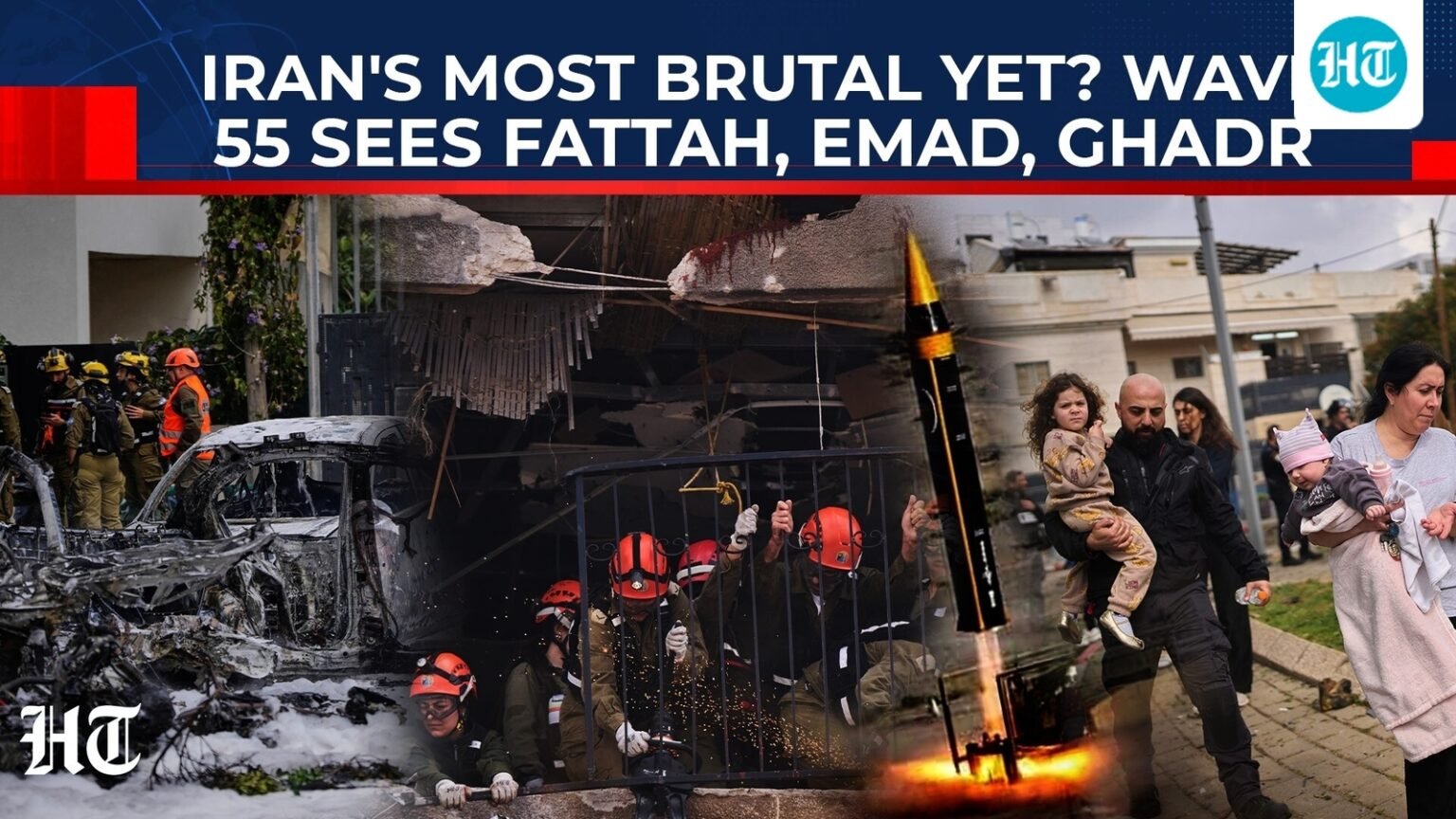 Jerusalem quakes under Iranian storm: Fattah, Emad, Ghadr smash defenses, cluster bombs explode