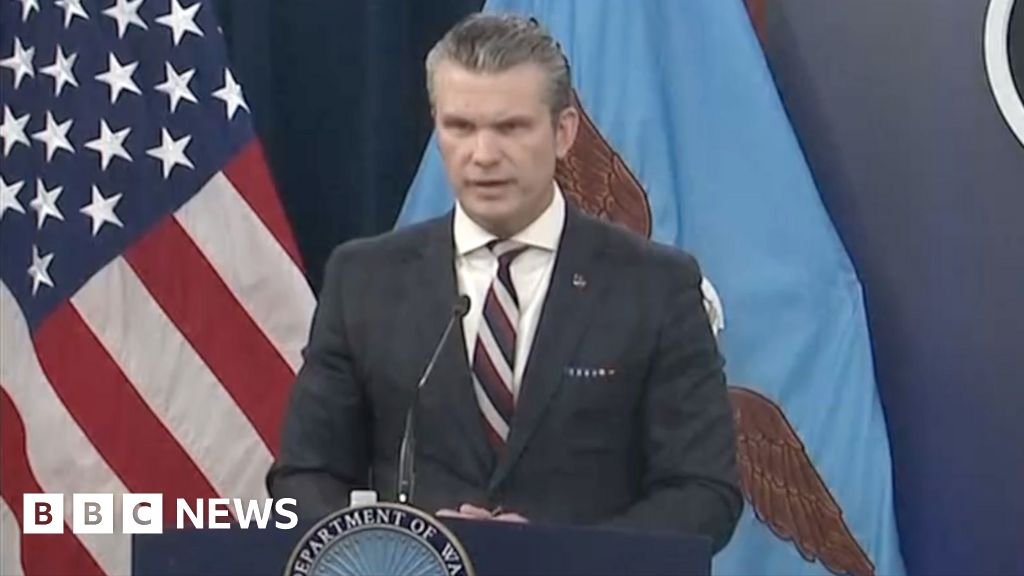 BBC asks Hegseth about reports of strike on school