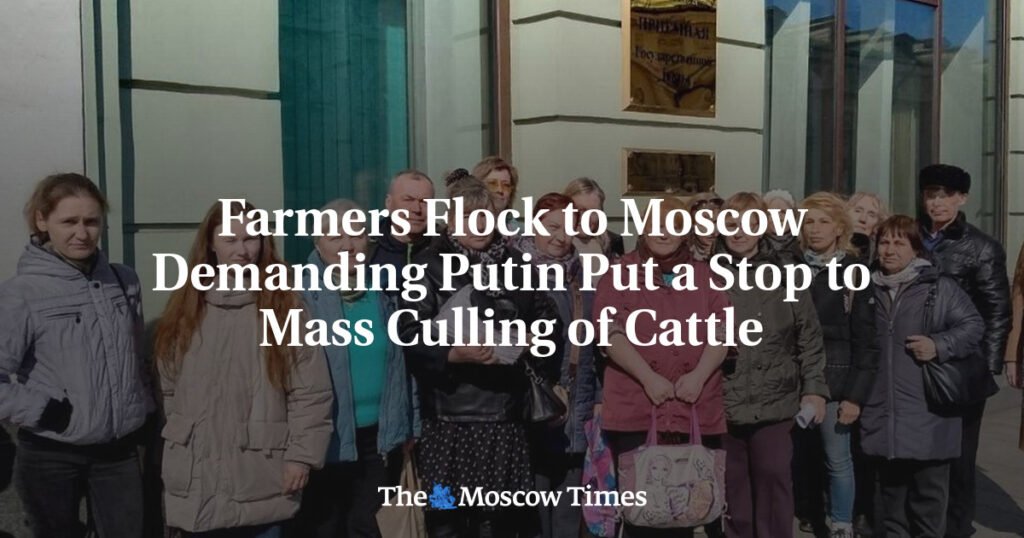 Farmers Flock to Moscow Demanding Putin Put a Stop to Mass Culling of Cattle