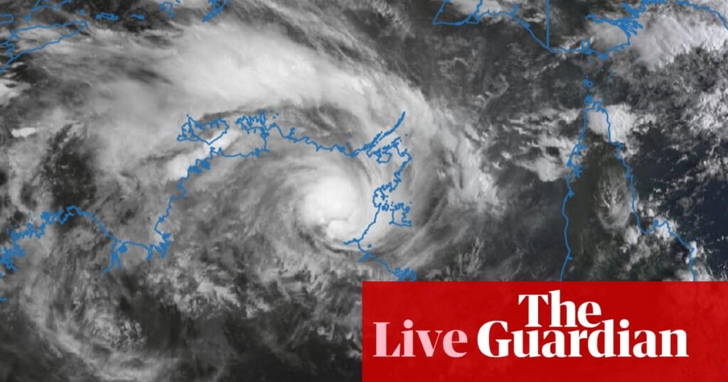 Australia news live: Tropical Cyclone Narelle crosses NT coast as category three system | Australia news