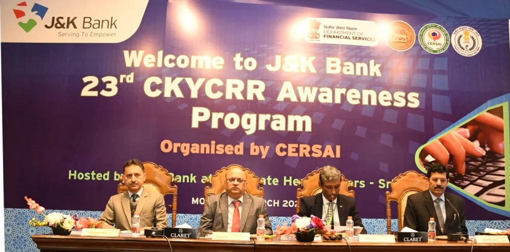 J&K Bank hosts CERSAI’s 23rd CKYC Awareness Programme at CHQ – Rising Kashmir